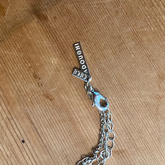 Lele Sadoughi Silver Circle Necklace - Picture 2 of 4